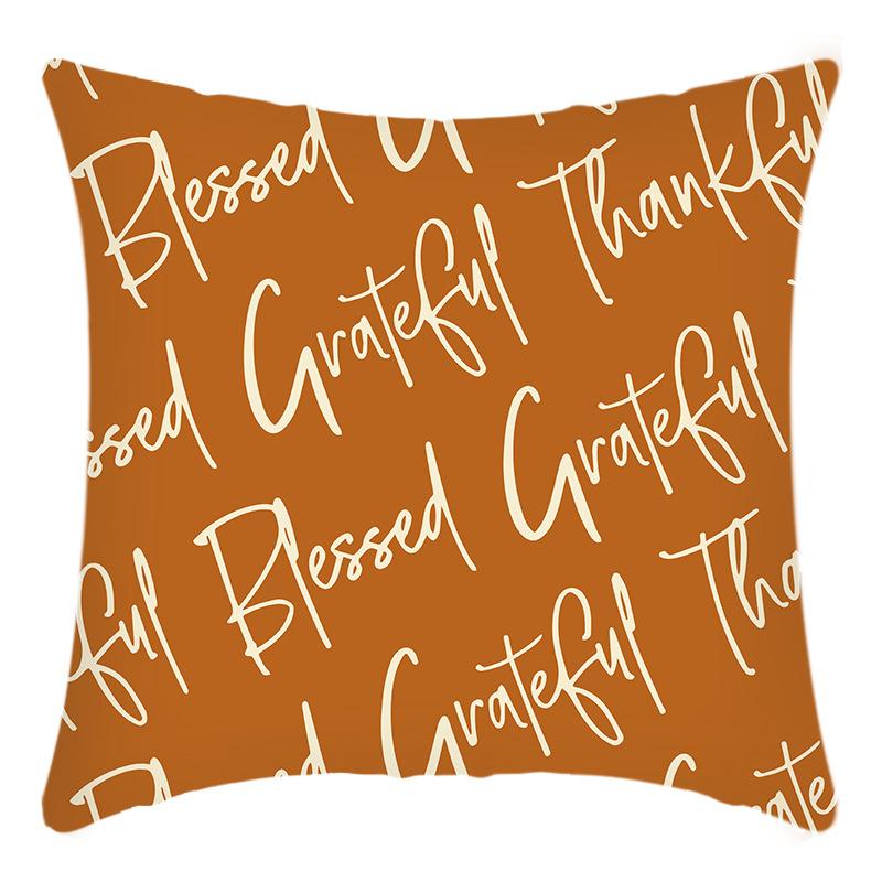New Thanksgiving Series Printed Pillow House Sofa Cushion Cover