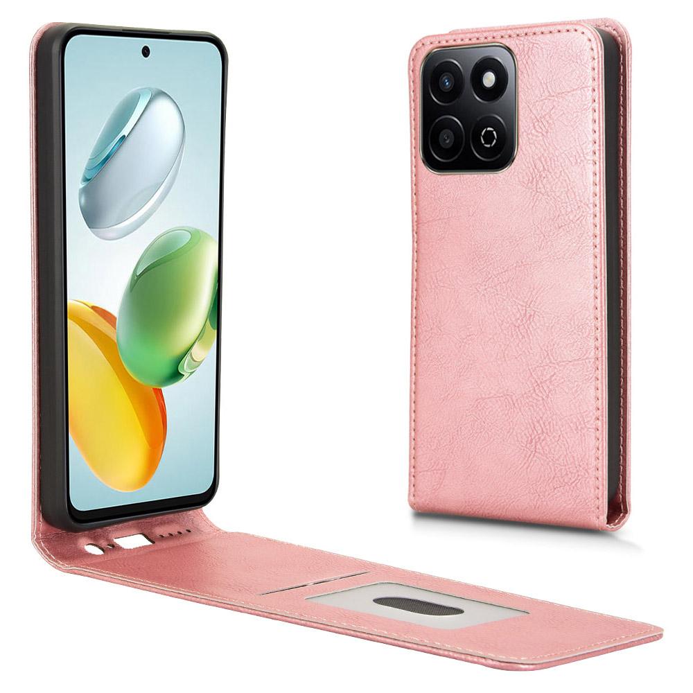 Leather Case For Honor 200 Smart 5G/Play 60 Plus 5G/Play 9T/X7c 4G/X7c 5G Magnetic Vertical Flip Phone Cover with Card Slot