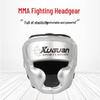 WEZHO Adult Boxing Sanda Headguard with Face Protection