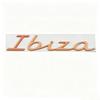 3D Metal Ibiza Car Letter Stickers Rear Trunk Emblem Accessories