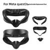 Husă facială Meta Quest 3S: Piele moale, prietenoasă cu pielea, accesoriu VR blocant de lumină