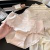 Ladies Autumn New Pure Lace Cotton 7A Antibacterial Extended Crotch Triangle Briefs