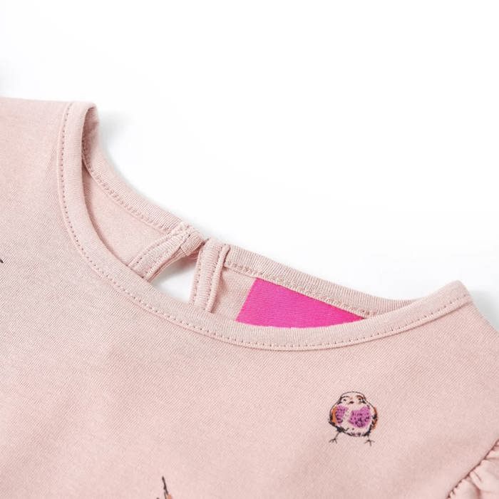 T-shirt pour enfants à manches longues rose 92/104/116/128/140
