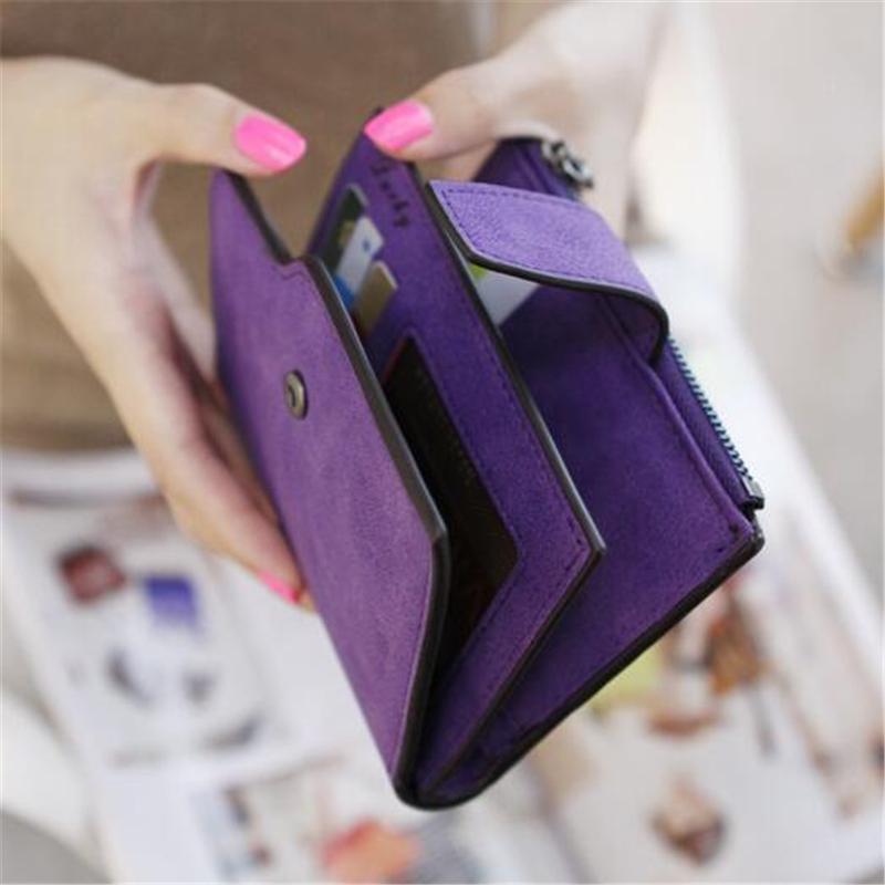 Yogodlns Dámská kabelka Mini Leather Grind Buckle Wallet Holder Card Holder Clutch Wallet Wallet