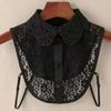 Fake Collar New Women Spring Autumn Versatile Sweaters Fashion Trend Lace Chiffon Popular Western Decorative