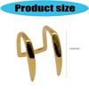 Edgy Snake Tooth Lip Jewelry Clip On Copper Materials Jewelry Accessories For Hip Hop Event And Daily Wear