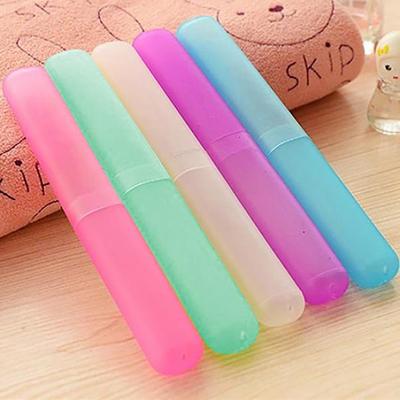 Nuevo portátil viaje senderismo Camping cepillo de dientes funda, soporte tubo protector caja