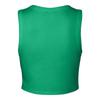 Bella + Canvas Womens/Ladies Plain Micro-Rib Muscle Crop Top