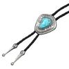 Verstelbare Turkoois Bolo Tie Ketting 36,2G En 27,5G Optie Hanger Nekketting Voor Outfits Geïnspireerd Op Het Westen