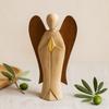Wooden Angel Figurine