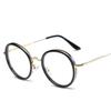 Non-Prescription Glasses Fashion Decorative Specs Pc Lenses Comfortable Round Frame Glasses For Travel Cycling Outdoor Sports