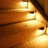 2/4Pcs Solar Fence Light Outdoor Waterproof Wall Lamps Festoon Decoration LED Light for Garden Step Patio Stairs