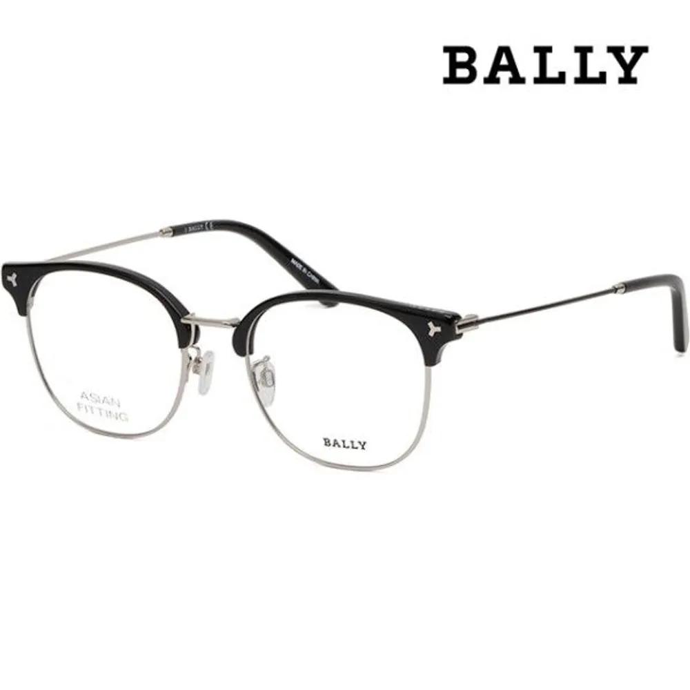 [Bally] Eyeglass Frames BY5038D 020 Half-rimmed for Men and Women Semi-horn-rimmed