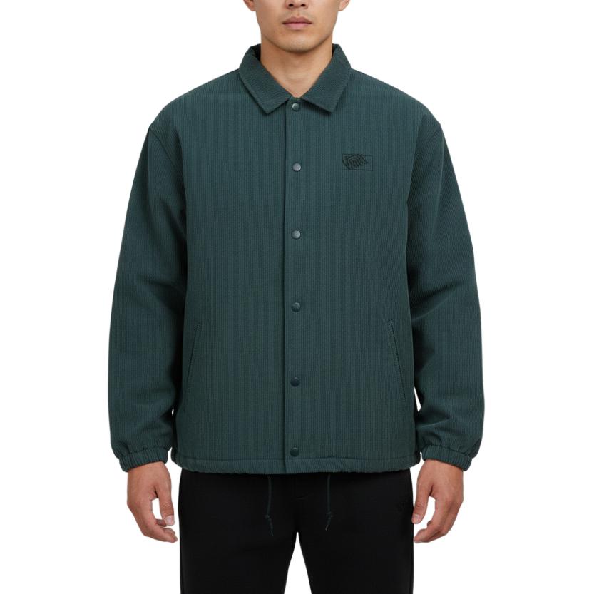 Vans Cord Gfx Coach Stylish Comfortable Versatile Long Sleeve Cotton Jacket Men jackets VN000TGVFRJ L