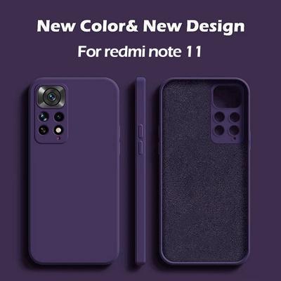 Square Liquid Silicone Soft Phone Case For Xiaomi Redmi Note 13 5g  Note 11s Pro Protection Back Cover For Redmi Note 12 Pro