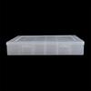 24 Compartments Clear Stackable Plastic Storage Boxes with Adjustable Dividers for Beads Crafts Jewelry Fishing Tackle