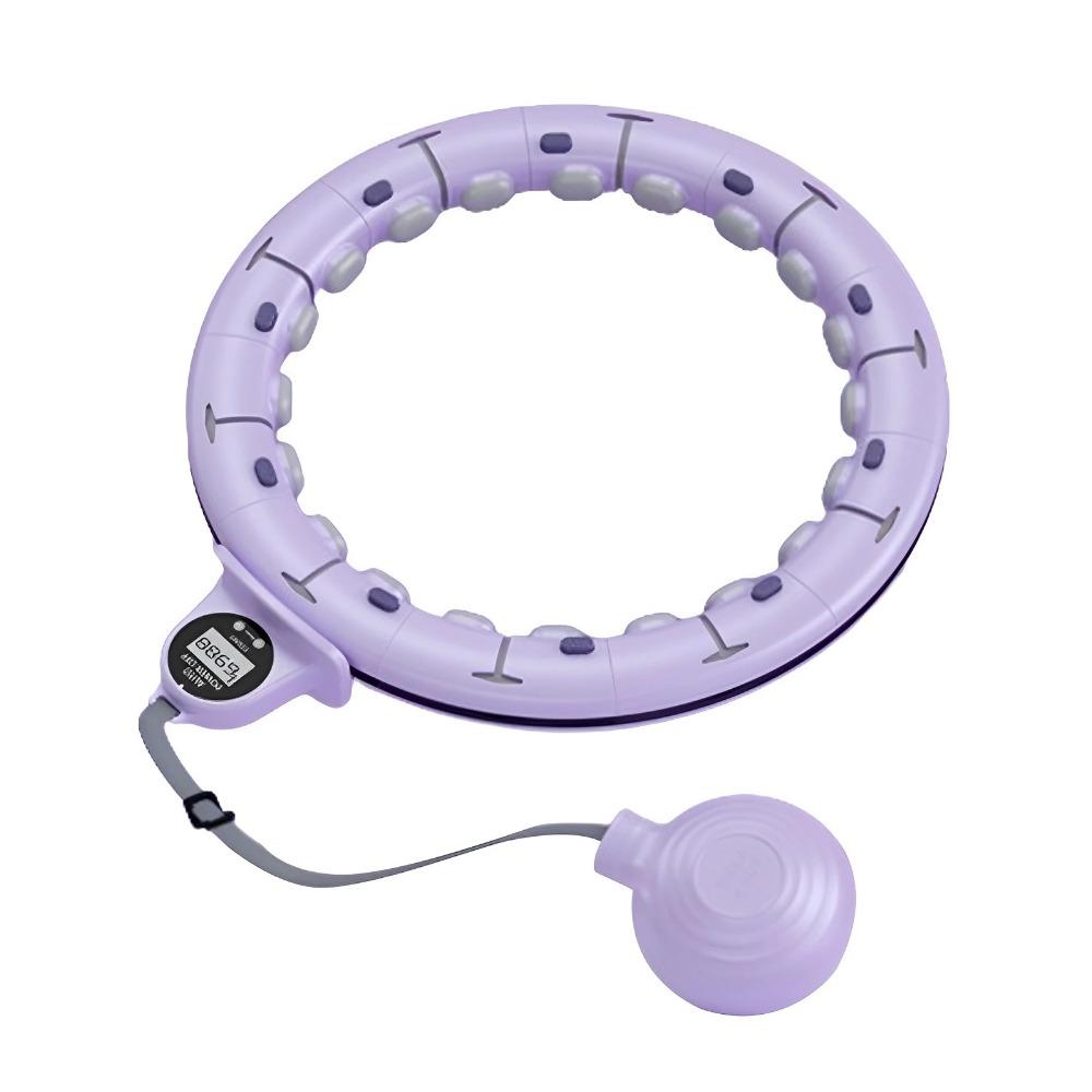BEPAN Smart Weighted Fitness Hu La Hoop Fitness Massage Exercise Circle with Ball and Counter for Adults Weight Loss