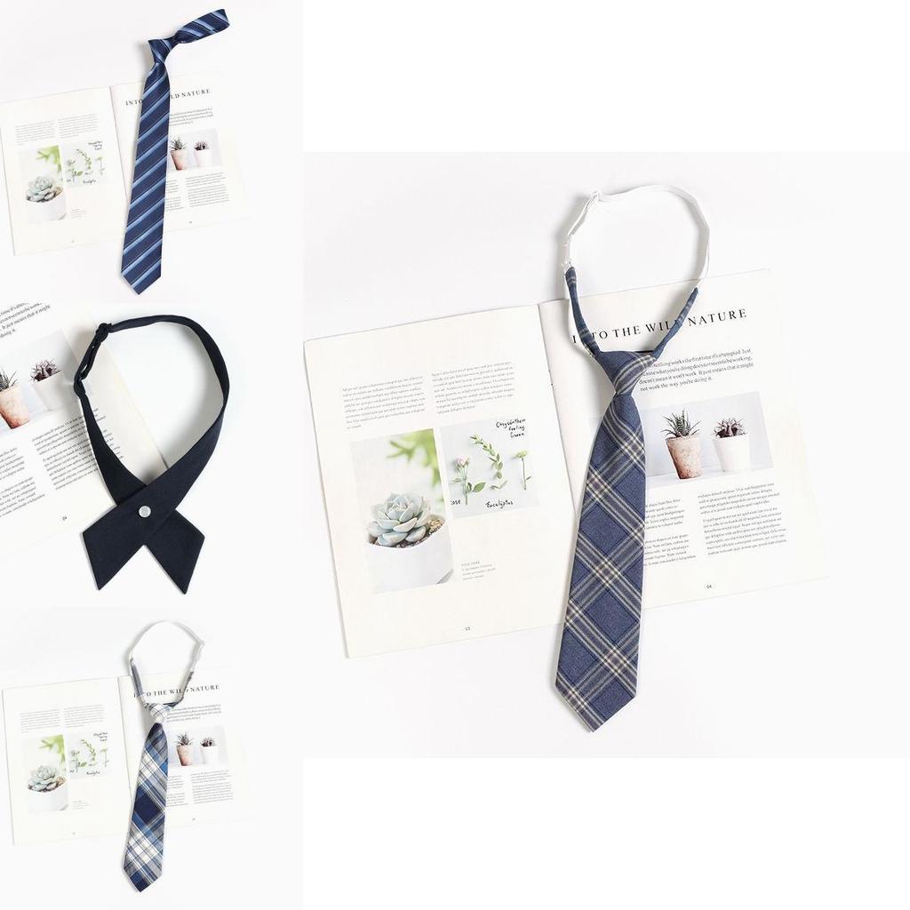 Kids Tie With Striped Badge Pattern For School Uniforms And Casual Wear