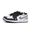 Jordan Air Jordan 1 Low top Vintage Basketball Shoes Men's Black White 553558-131(Team85-)