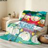 Custom Name,South Park Printed Flannel Blanket, Soft Throw for Bedroom Sofa, Washable, Christmas Present, Great Gift.