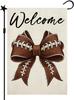 Football Garden Ag, Football Ags for Outside Vertical Double Sided Burlap Decor 12.5 X 18 In IIX SSL