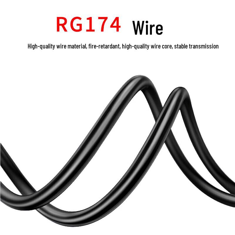 Cable de Extensión de Antena WiFi con Base de Succión Magnética