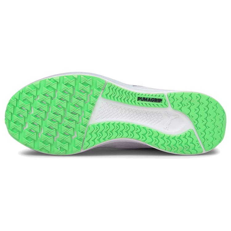 Puma Velocity Nitro 'COOLadapt' (Unisex) White / Black / Elektro Green Running Shoes 195094 01