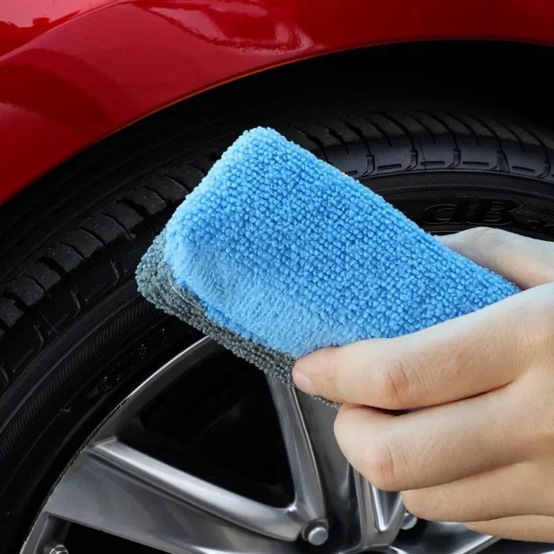 3/1pcs Microfiber Applicator Pad Car Cleaning Sponge Cloths Car Beauty Wax Polishing Sponge Superfine Fiber Fabric Sponge Wipe