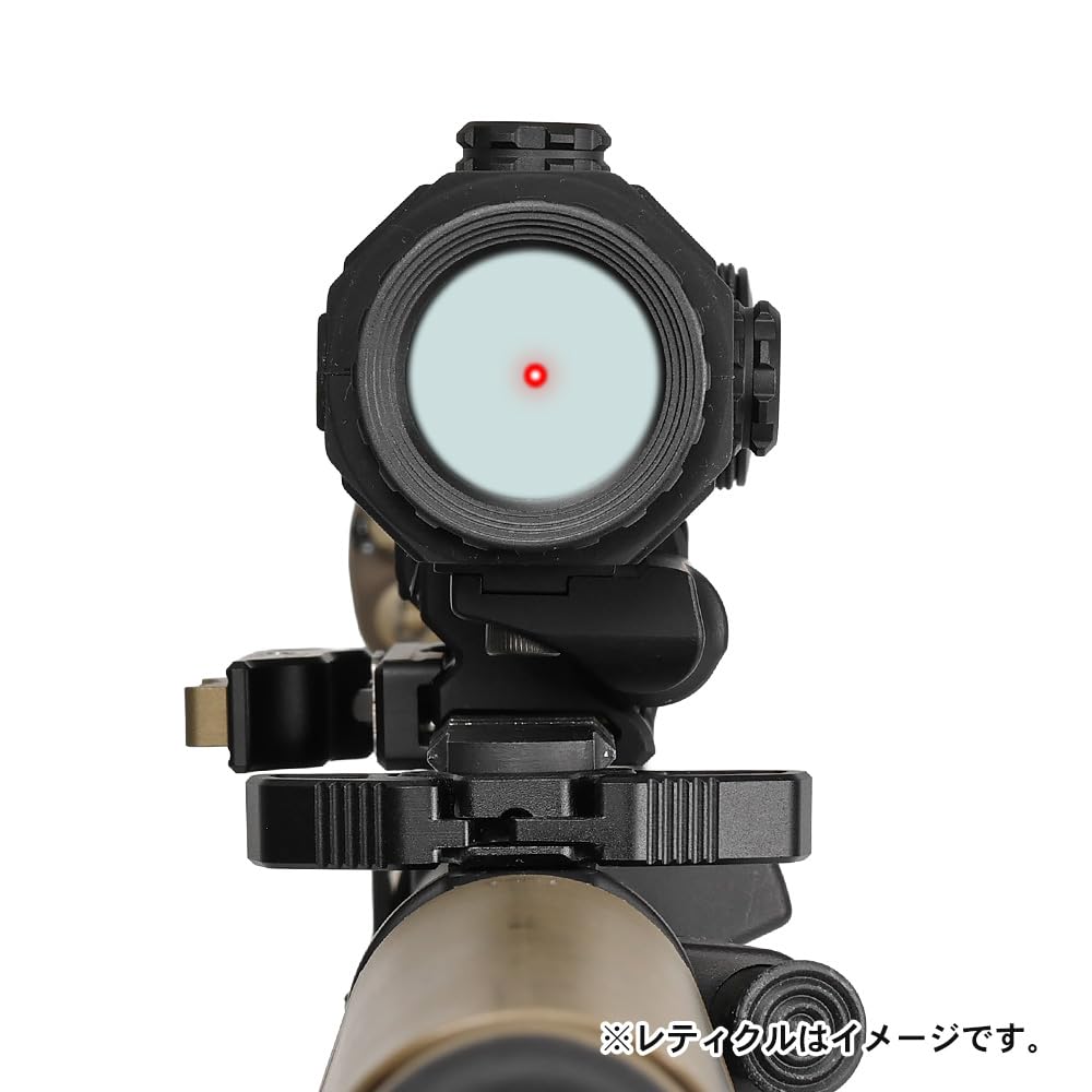 Ryohin Buhin Micro Dot Sight & Hybrid Mount for G33/G43, Evolution Gear SPUHR RDF-20153KE, 1.53" Replica, Hard Anodized 6068 Aluminum, Black