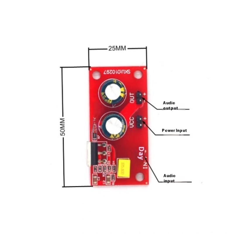 Lm1875 Power Amplifier Board Mono 30W High-Power Audio Amplification Module Dc12/24V Audio Box Motherboard Diy