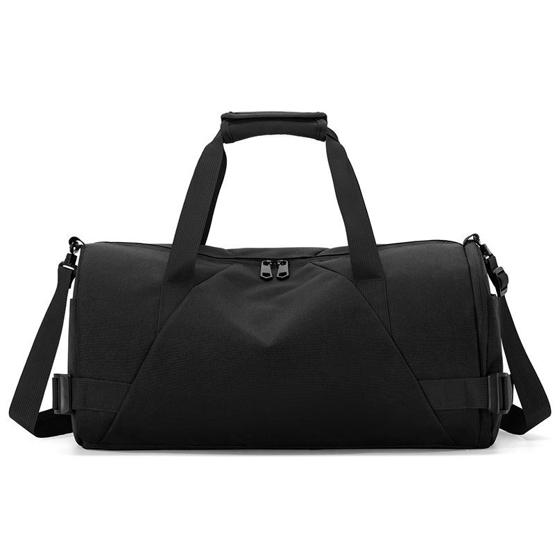 Men's Dry-wet Separated Fitness Bag with Shoe Compartment, Outdoor Sports Bag with Basketball Compartment Design, Stress-relieving Portable Travel Bag
