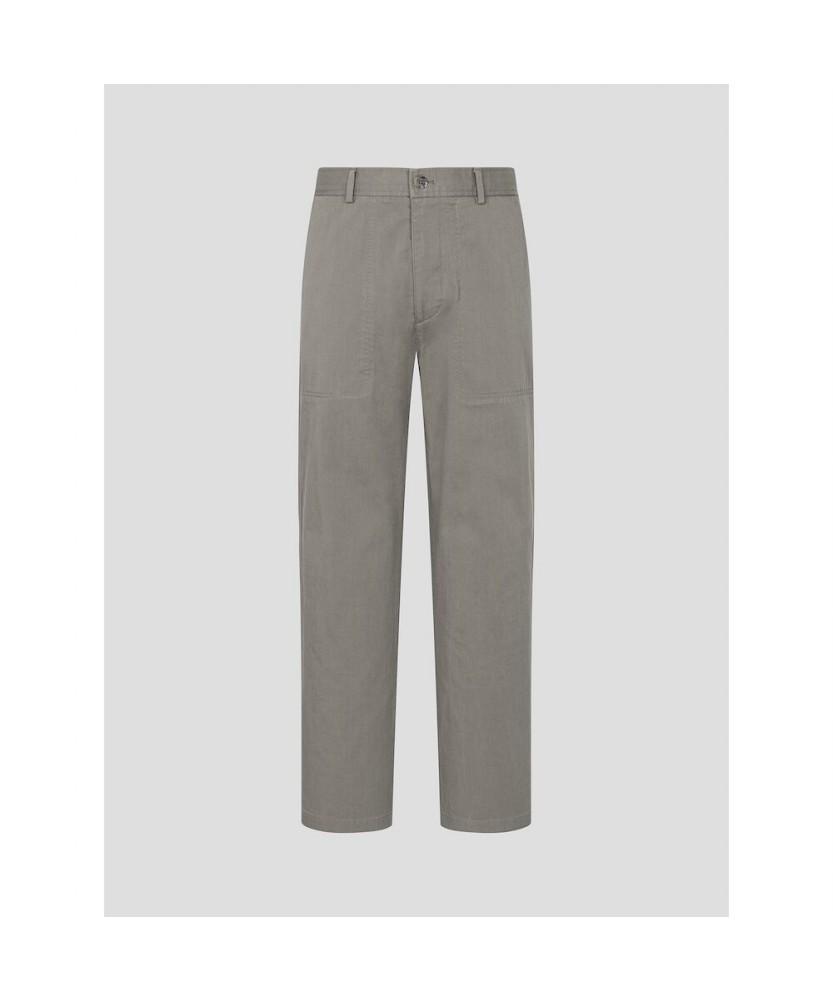 Binpolmen Fatigue Semi-Wide Fit Chino Pants Khaki