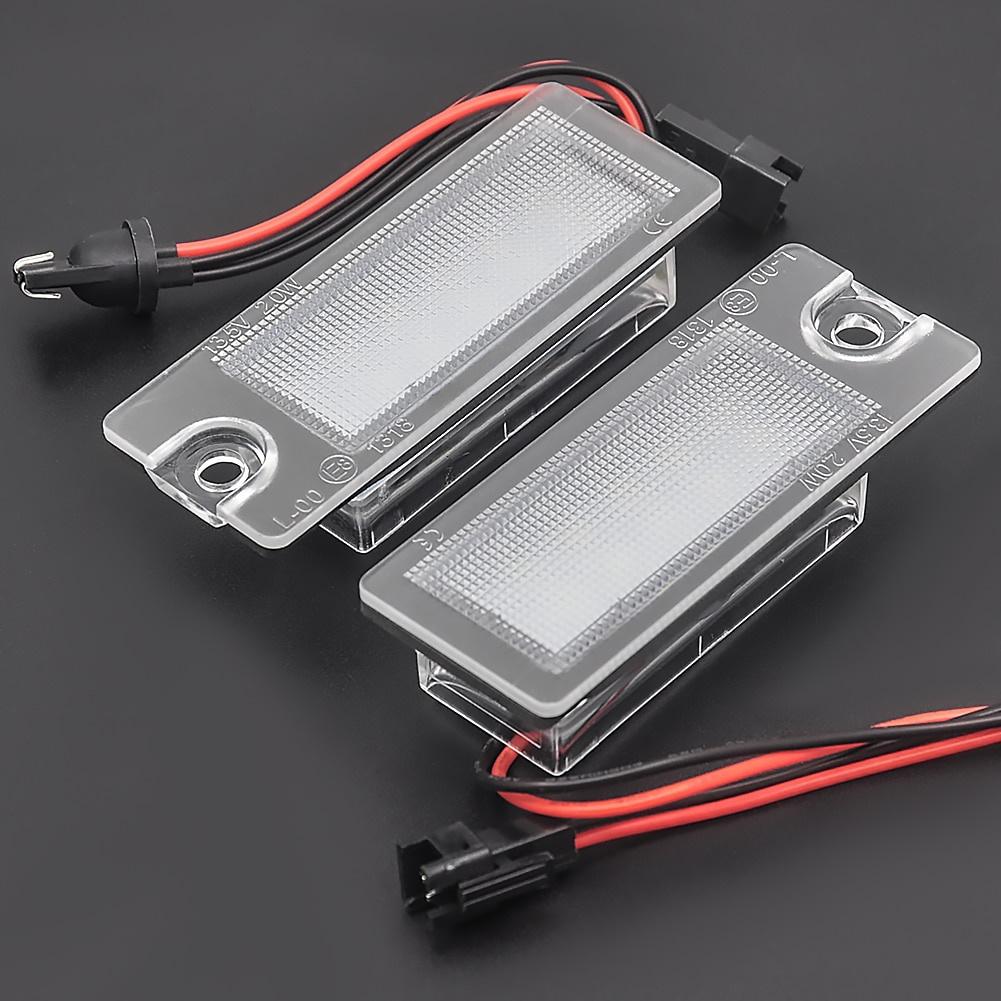 Car Rear White LED License Plate Light Number Plate Lamp For Volvo S60 S80 V70 XC70 XC90