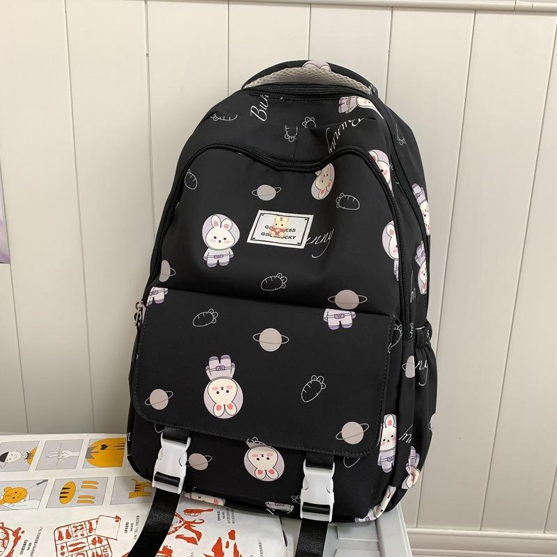 New schoolbag female Japanese ins sweet junior high school student backpack cute cartoon girl backpack
