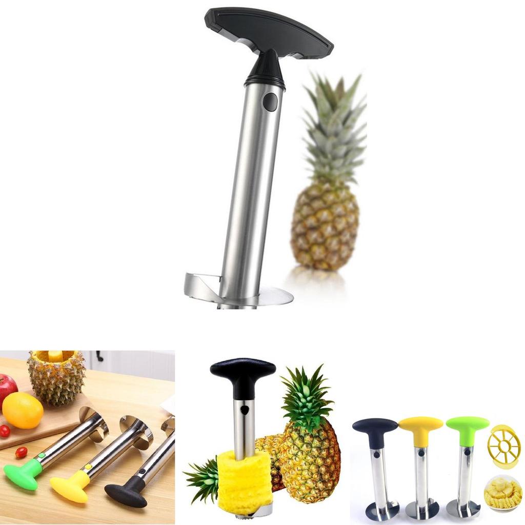 Steel Pineapple Corer And Slicer With Easy-to-use Peeler For Fruit Lovers**