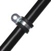 10Pcs High quality Useful Electrical Fittings Metal Pipe Mounting Fix Rubber Lined P Clips Cable Fasteners Wiring Hose Clamp