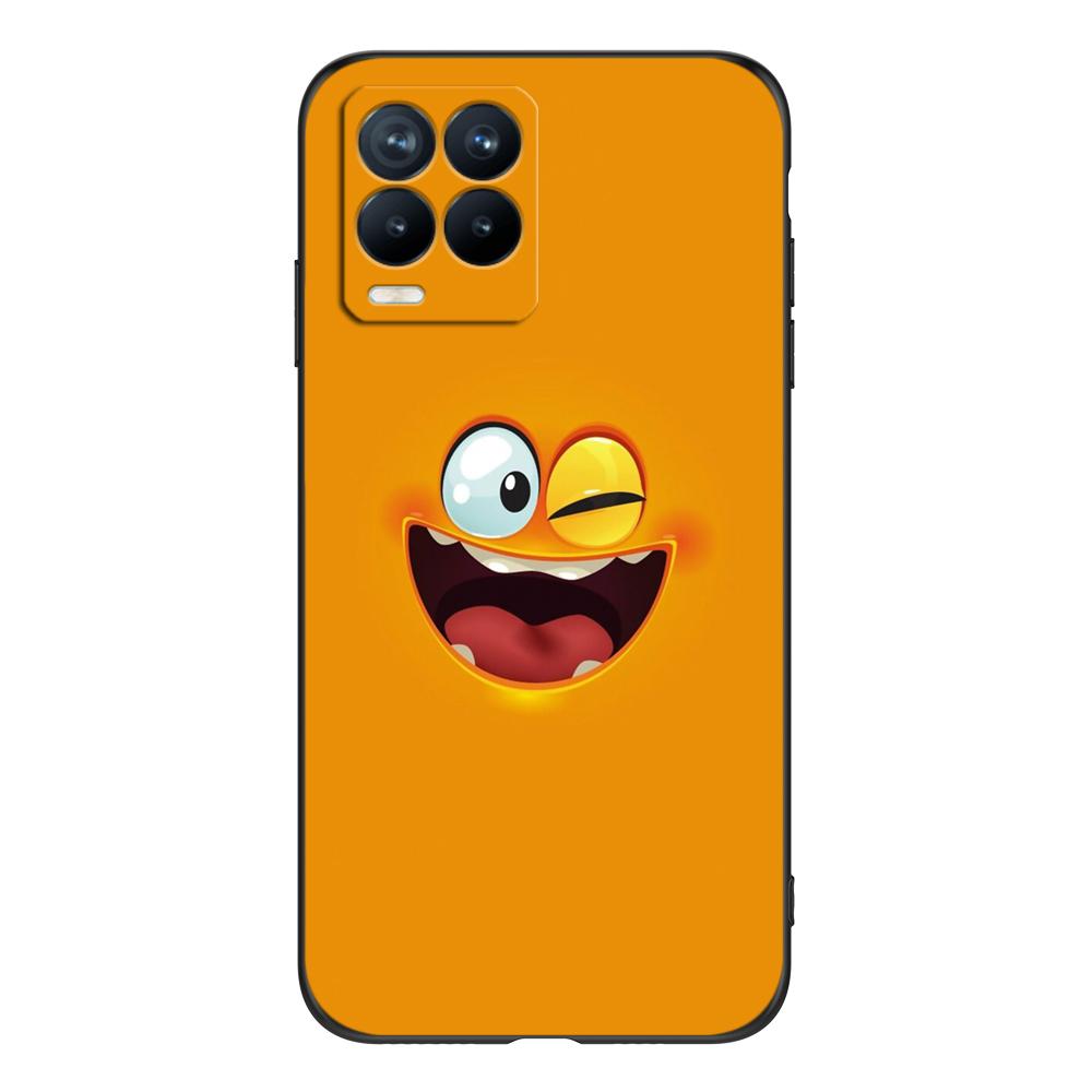 Für Realme 8 5G 4G Hülle Rückseitige Abdeckung Für Realme 8 Pro Hülle Für Realme 8i Hülle Für Realme8 Schwarze Tpu Hülle niedlich funy