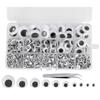 600/900PCS/box Black/Color Plastic Safety Eye for Doll Toy DIY Set Crafts Animal Toy Eye for Doll Decoratives Supply