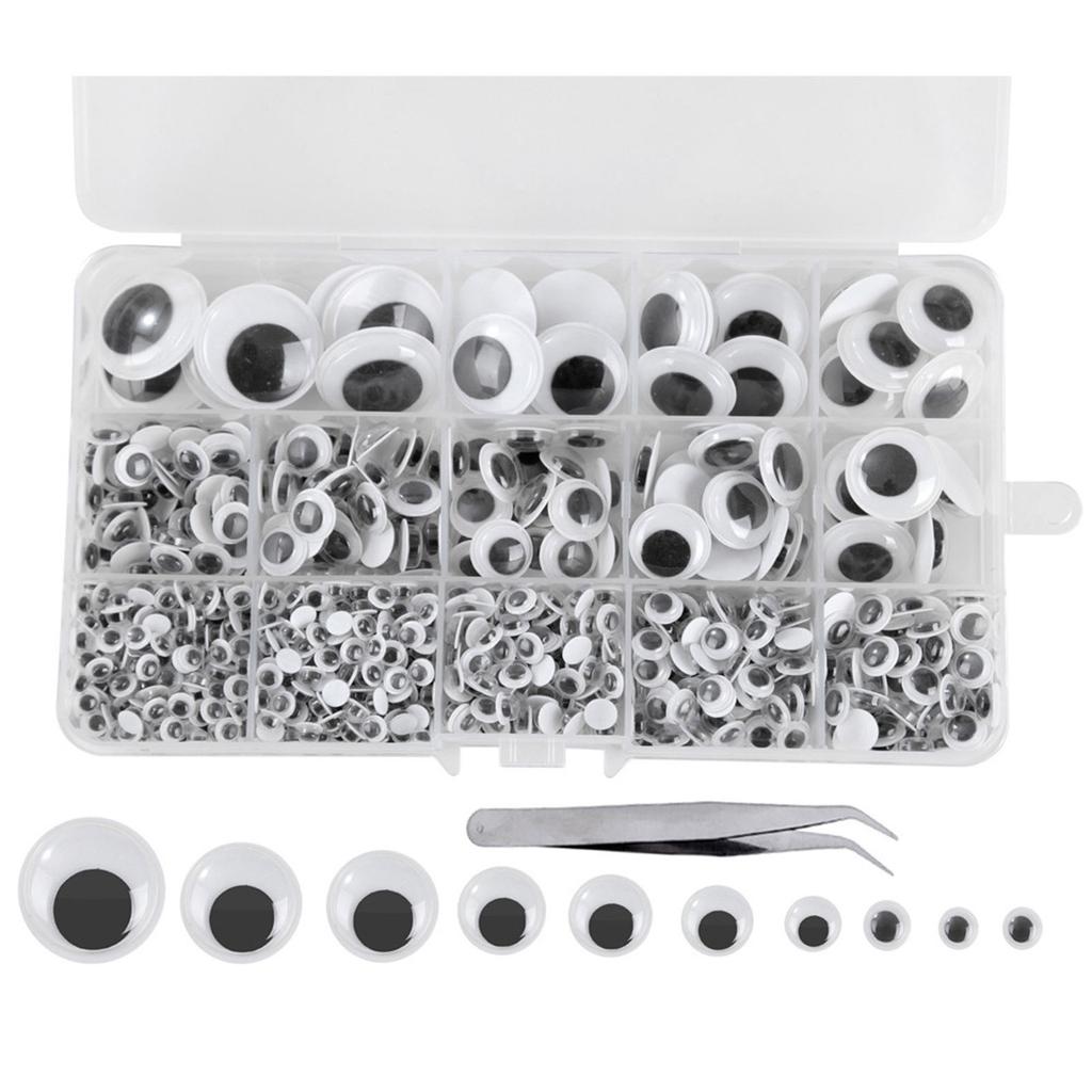 600/900PCS/box Black/Color Plastic Safety Eye for Doll Toy DIY Set Crafts Animal Toy Eye for Doll Decoratives Supply