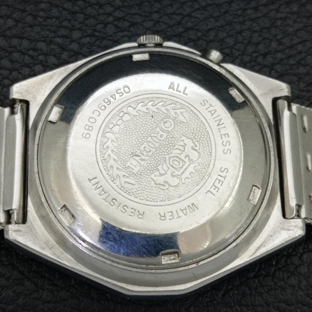 VINTAGE ORIENT AAA CRYSTAL AUTOMATIC JAPAN MENS ORIGINAL DIAL WATCH A706948-1