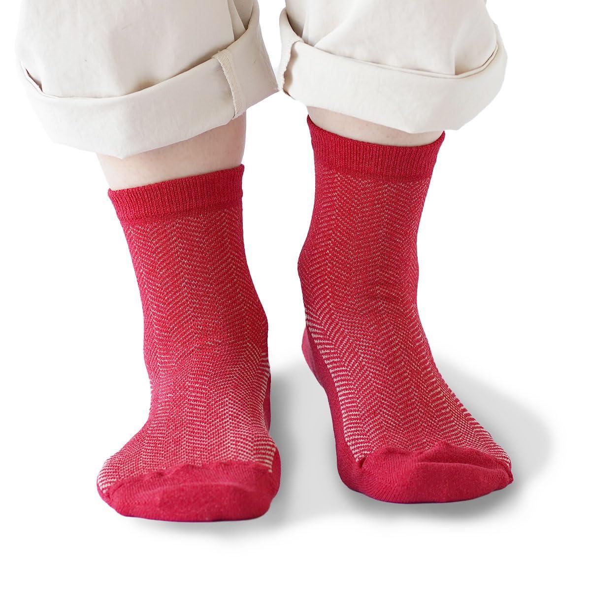 

Ito Wokashi Елочка Сделано в Японии с Ваcи Носки цвета осенней листвы, Бумага, Дезодорирующие, Антибактериальные, Дышащие, Стильные, Простые, Подарок,