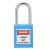 10 Sets 1.5in   Padlocks Steel Beam Insulated Anti Corrosion Lock for Industry Machine Manufacturing(Blue )