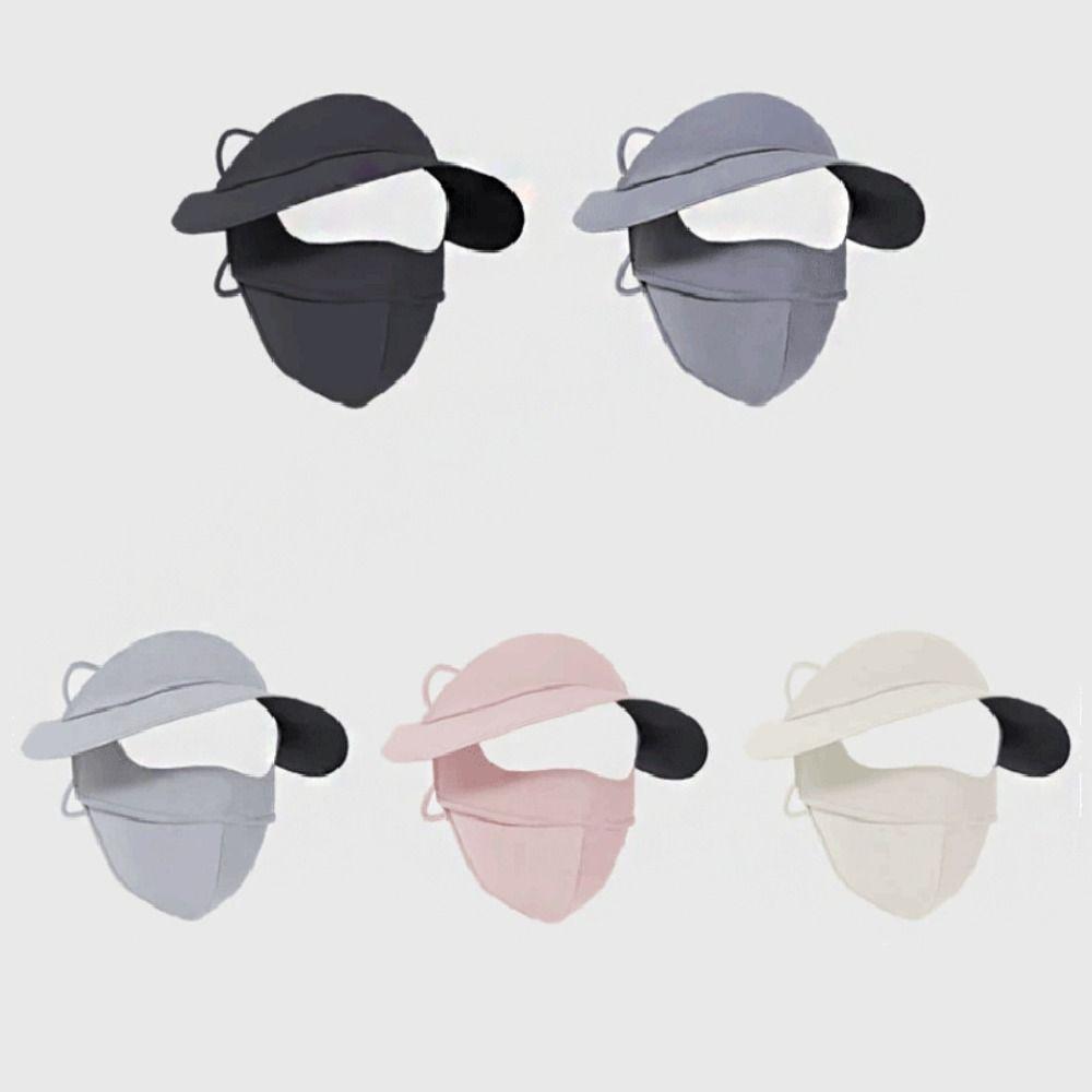 

Летняя маска для лица Gini Mask Эластичная маска Ice Silk Mask для велоспорта бежевый