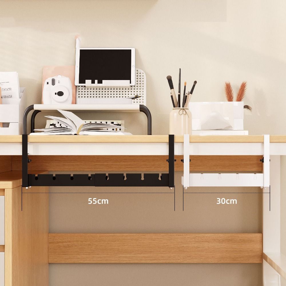 Heavy Duty Retractable Cable Storage Rack Space Saving Metal Cable Tray  Computer Desk