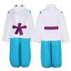 Costume de Cosplay Anime Japonais Vêtements Traditionnels Uniforme Haut à Manches Larges Pantalon Et Ceinture Décorative Costume d'Halloween pour Adultes