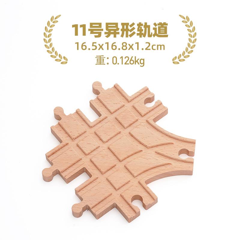 Drewniane Tory Kolejowe Zabawki Tory Kolejowe Akcesoria Łącznik Drogi Kolejowej Drewniany Łącznik Mostu Toru Kolejowego Zabawki