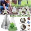 5/10/30pcs Conical Protective Cover Plants Seedlings Cover Reusable Nursery Lid Cold Proof Prevent Birds Planting Nursery Tent