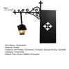 Modernes Bücherregal Zubehör 3D Gedrucktes Geisterlicht, Warme LED Bibliothek Lampe mit Vintage Straßen Heim Büro Regal Dekoration Silhouette, Dekoratives Buch