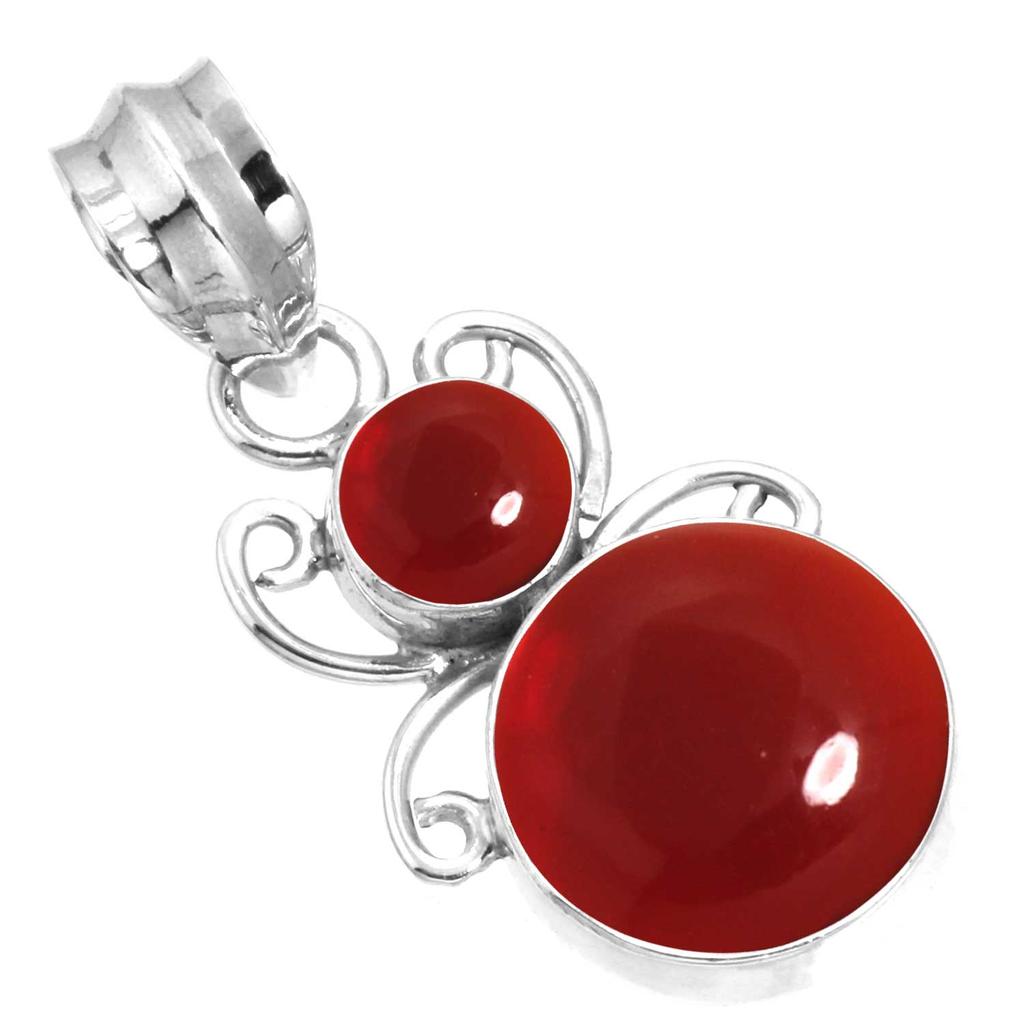 925 Sterling Silver Pendant Women Gemstone Handmade Jewelry New Year Gift Amber Amethyst Black Onyx Carnelian Garnet Quartz Green Onyx Gold Stone