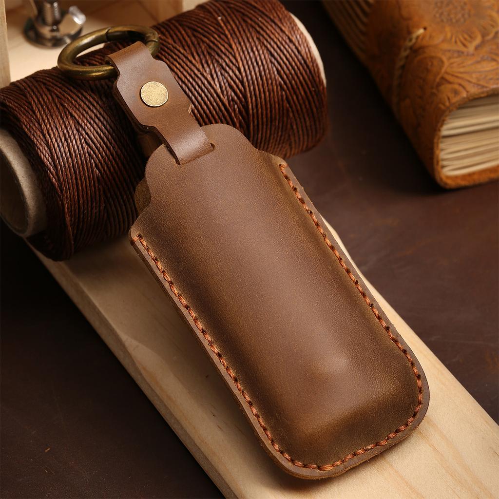 Leather Car Remote Key Case Cover For GAC Trumpchi GS7 GS8 GM8 GS5 GA6 GM6 2016 2017 2018 2019 2020 2021 2022 2023
